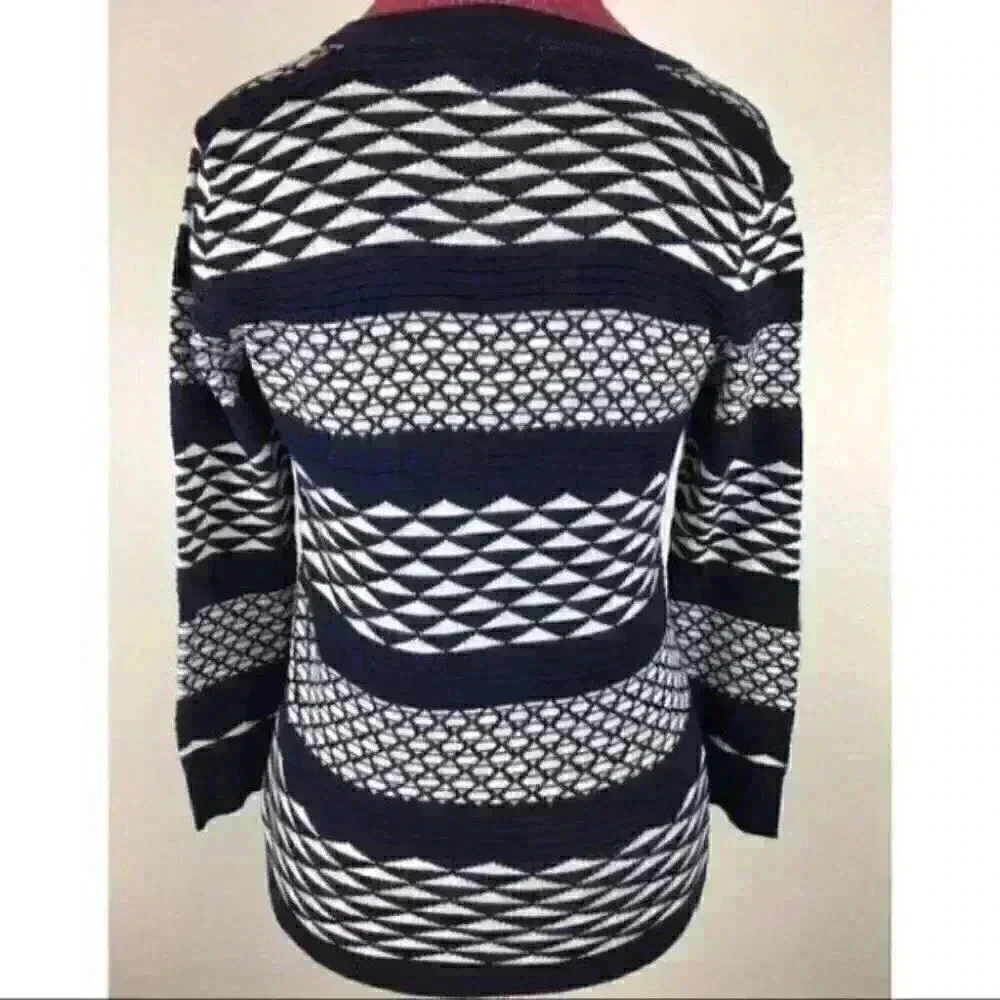 New Merona Cardigan Sweater Size Xs Geometric NWOT